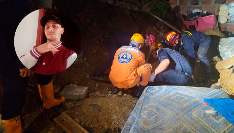 Muerte en Ocaña por deslizamiento. Fotos: cortesía y redes sociales.