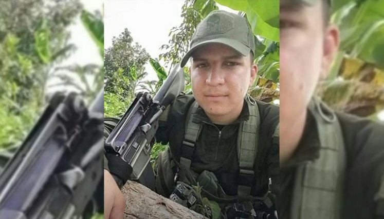 Policía asesinado en zona rural de Ocaña. Foto: redes sociales.