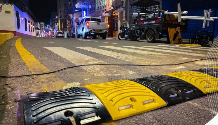 Increíble, inescrupulosos hurtan reductores de velocidad en el municipio de Ocaña.