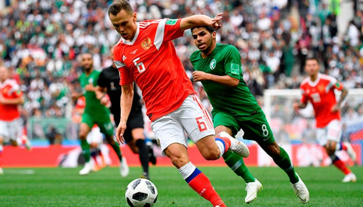 Rusia vs. Arabia Saudita, 2018.