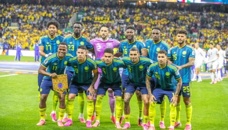 Así saltó el equipo nacional a la cancha