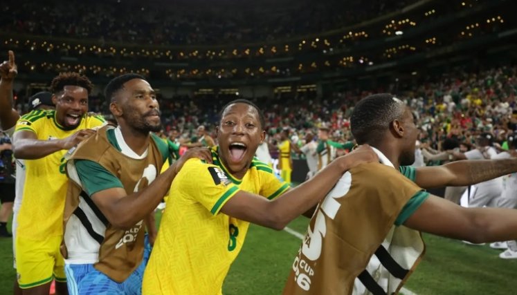 Selección de Sudáfrica. Foto: Facebook oficial del equipo: @Bafana Bafana﻿
