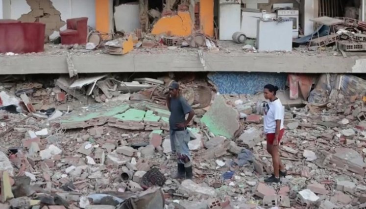 Terremoto en Venezuela. Captura de pantalla de X: @cristiancrespoj.