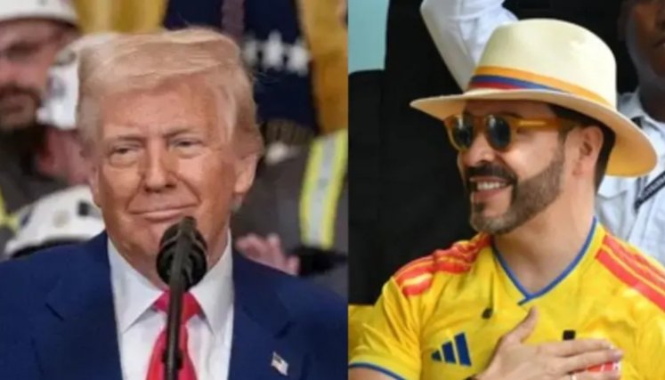 Trump y Abelardo. Foto: Colprensa.