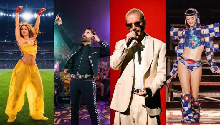 Shakira, J Balvin, Katy Perry y Michael Bublé encabezan las históricas inauguraciones del Mundial 2026.