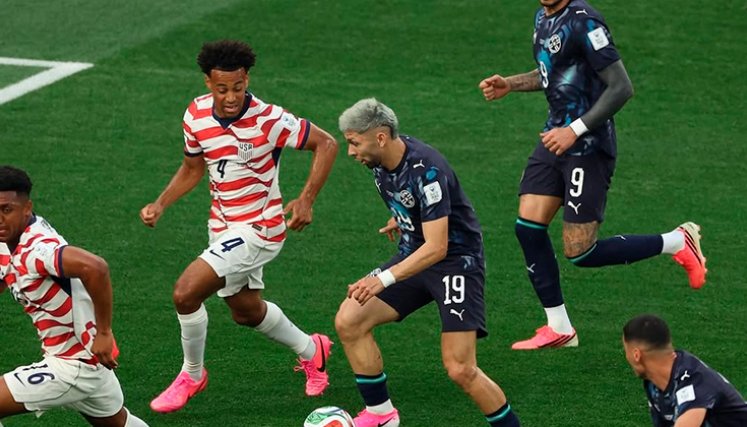 Estados Unidos - Paraguay. Foto: conmebol