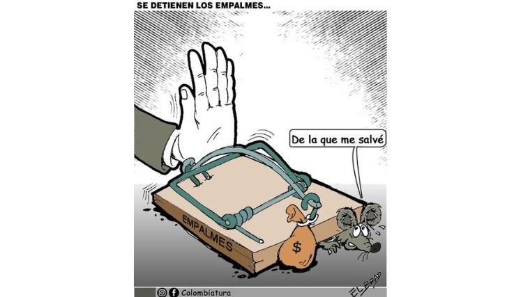 09-07-26 - Caricatura, Se detienen los empalmes
