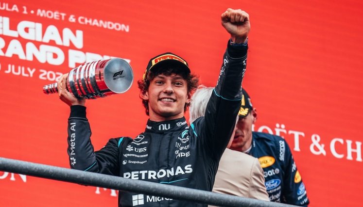 El italiano Kimi Antonelli fue el gran vencedor en Bélgica.