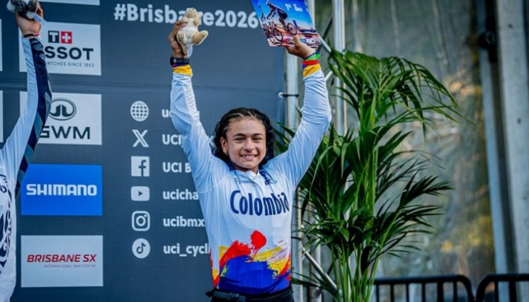 La bicicrosista colombo-venezolana Jhorlianny Camila de la Hoz Mora, se lució en el Mundial de BMX, en Brisbane, Australia.