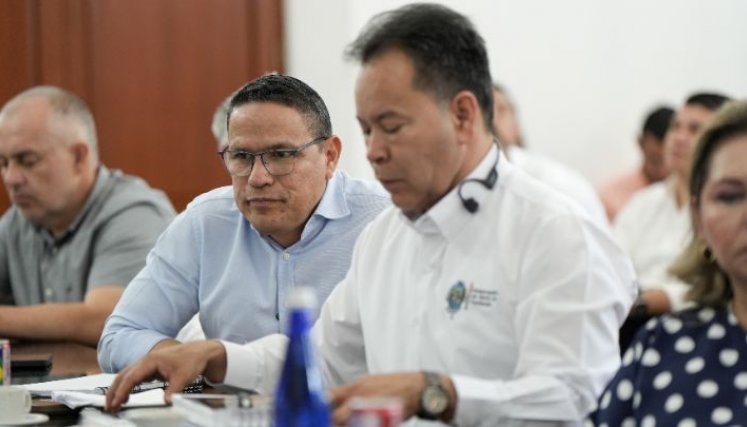 El gobernador William Villamizar y el alcalde de Cúcuta, Jorge Acevedo/Foto: Cortesía Juan Pablo Bayona