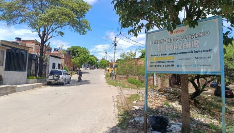 Barrio El Porvenir comuna 6