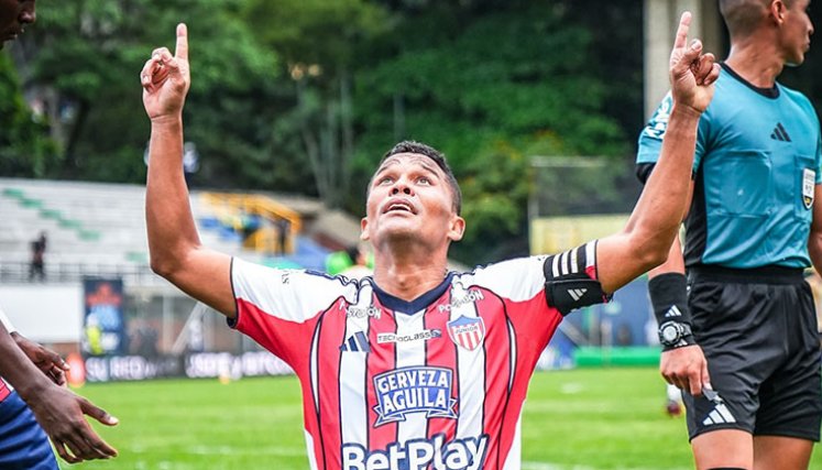 Carlos Bacca, delantero de Junior FC. 