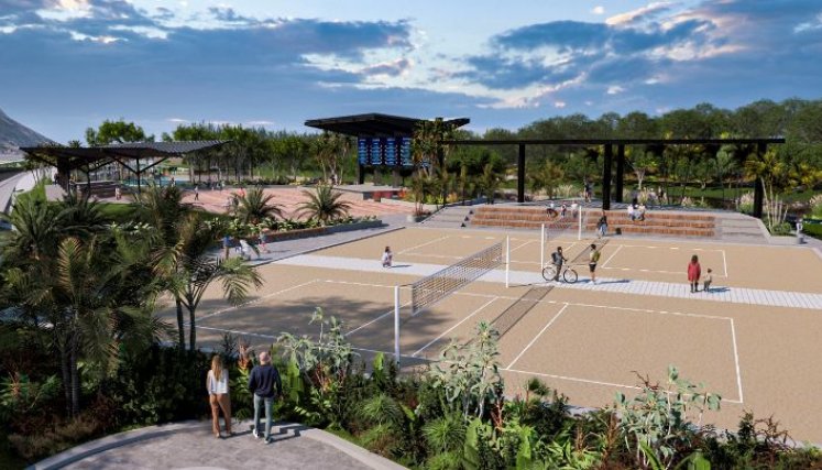 También contará con canchas de Voley Playa./Foto: cortesía