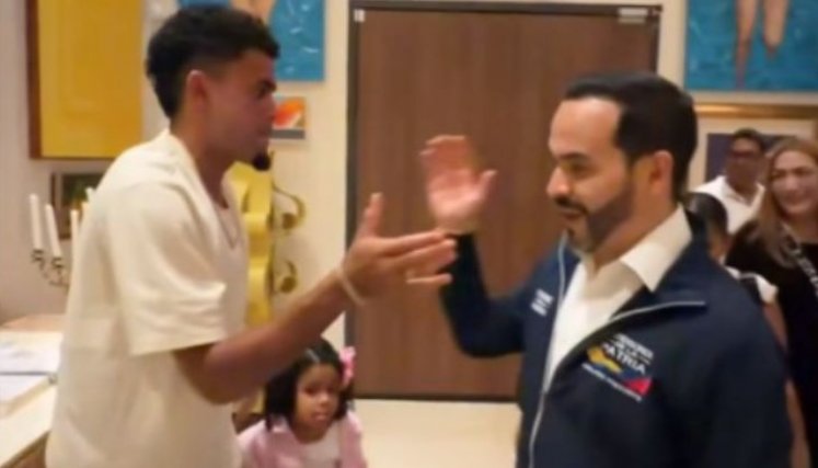 Video | Luis Díaz visitó al presidente electo; así fue el encuentro de las dos familias en Barranquilla