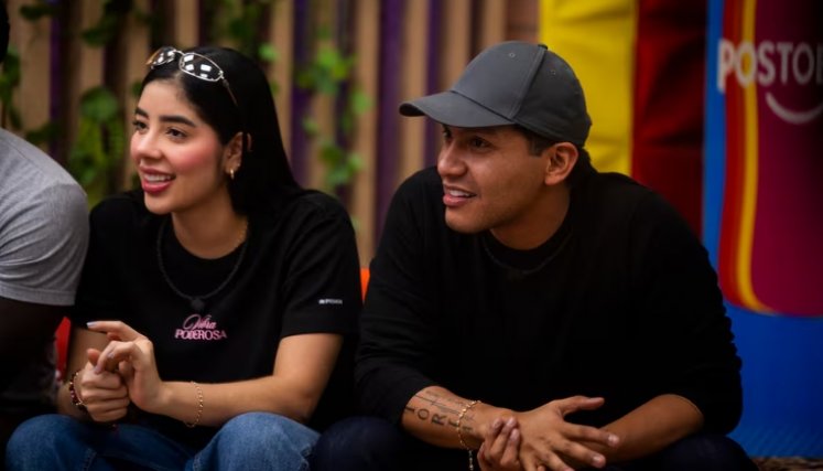 Mariana Zapata y Juanda Caribe. Cortesía RCN y El Universal.