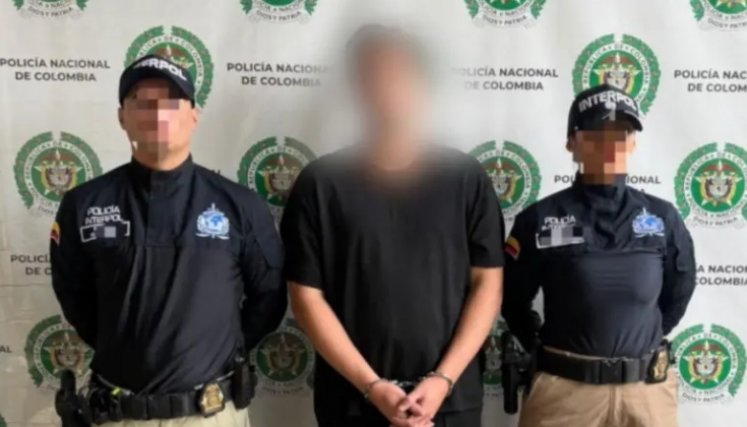 Mexicano capturado por fraude en Antioquia. Foto: Policía Nacional. El Colombiano.