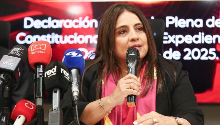 Presidenta de la Corte Constitucional llama a defender la Constitución de 1991