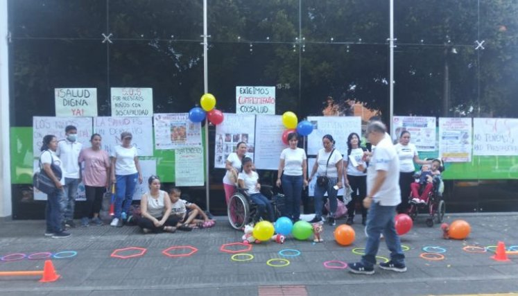 PROTESTA EN COOSALUD 