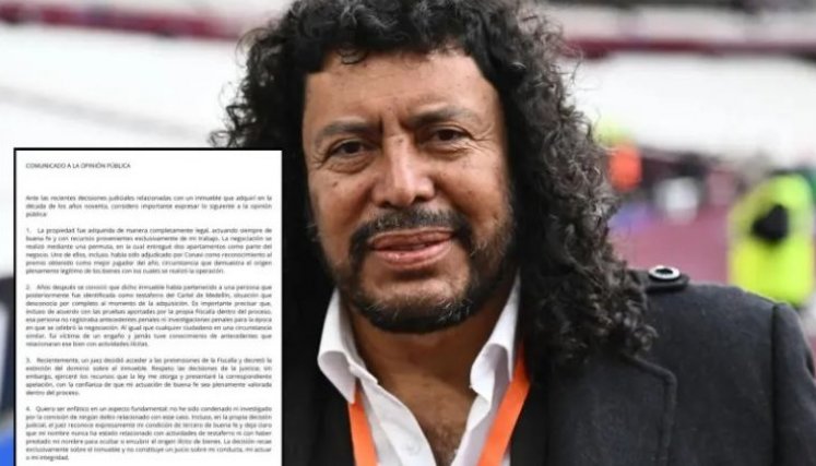 René Higuita habla sobre predio en El Poblado que perdió en extinción de dominio: “Fui víctima de un engaño”