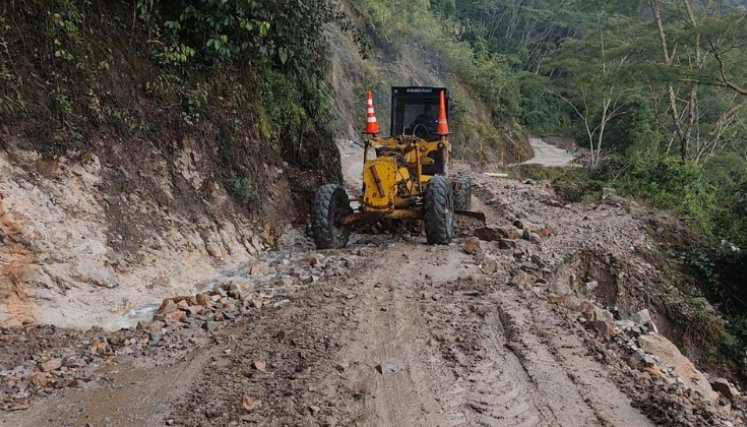Vía La Soberanía. Foto: Cortesía Invías.