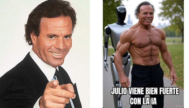 Los memes de Julio Iglesias se reinventan con inteligencia artificial