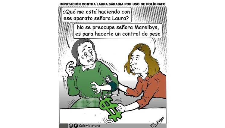 01-09-26 - Caricatura, Imputación Laura Sarabia.