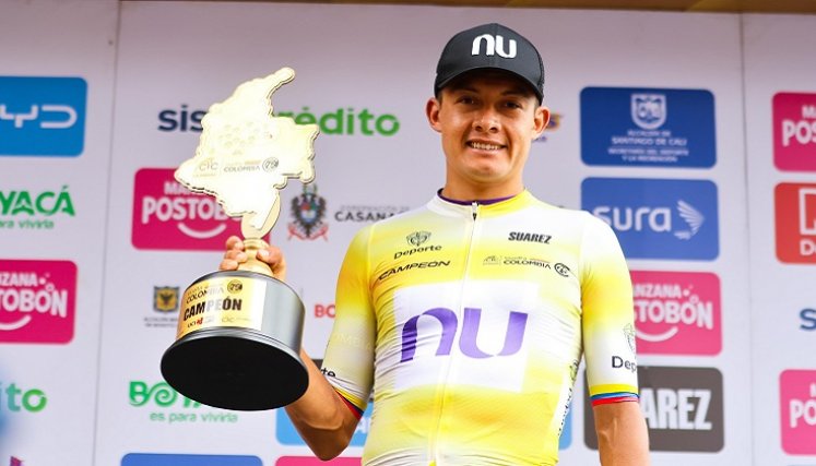 Rodrigo Contreras, vigente campeón de la Vuelta a Colombia, va por su cuarto título consecutivo.