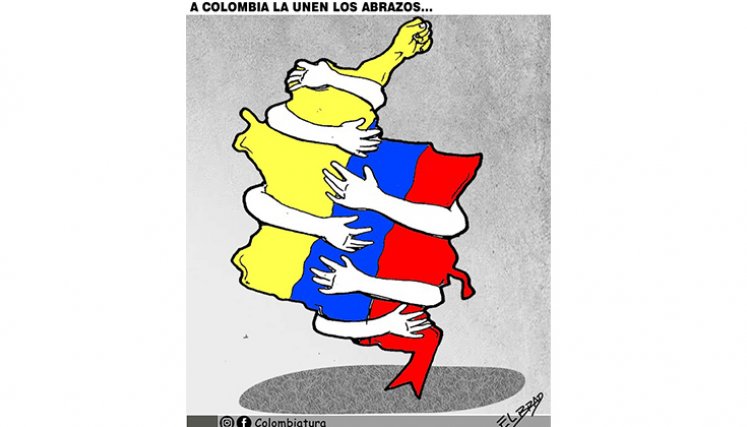 A Colombia la unen los abrazos