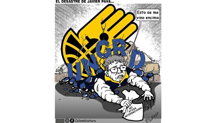 16-08-26 - Caricatura, El desastre de Javier Pava.