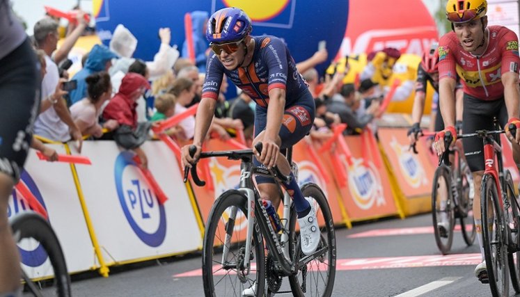 Juan Guillermo Martínez de 21 años una de las nuevas esperanzas del ciclismo colombiano que estará en la Vuelta a España.