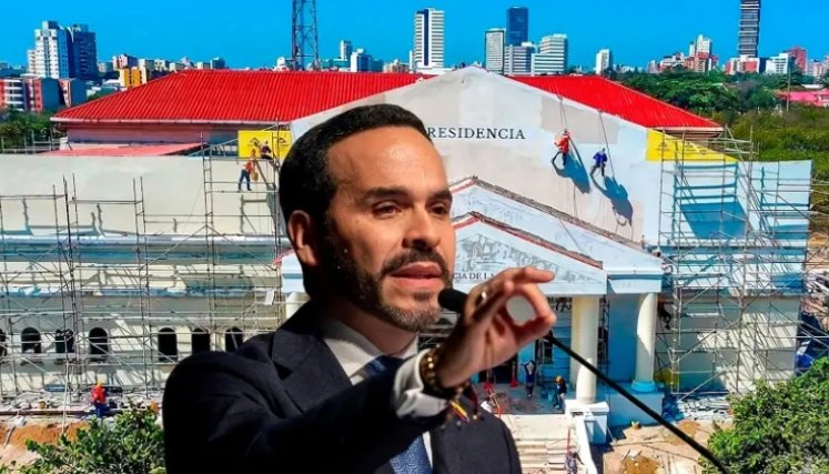 Abelardo de la Espriella, casa en Barranquilla. Foto: @deimerespinoza_ y Camilo Suárez. El Colombiano.