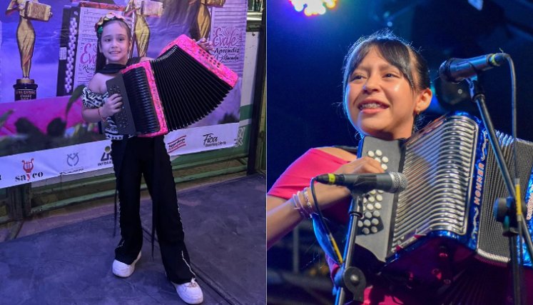 Ana Paula y Allison llevaron el vallenato de Norte hasta Valledupar.