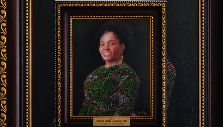 Francia Márquez presentó su retrato oficial antes de dejar la Vicepresidencia