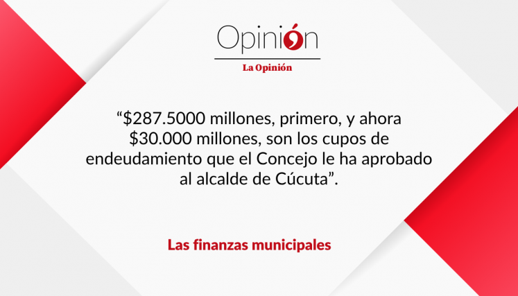 Las finanzas municipales.