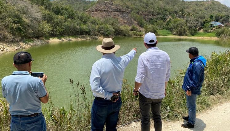 Reservorios de agua para mitigar la sequía en Ocaña.