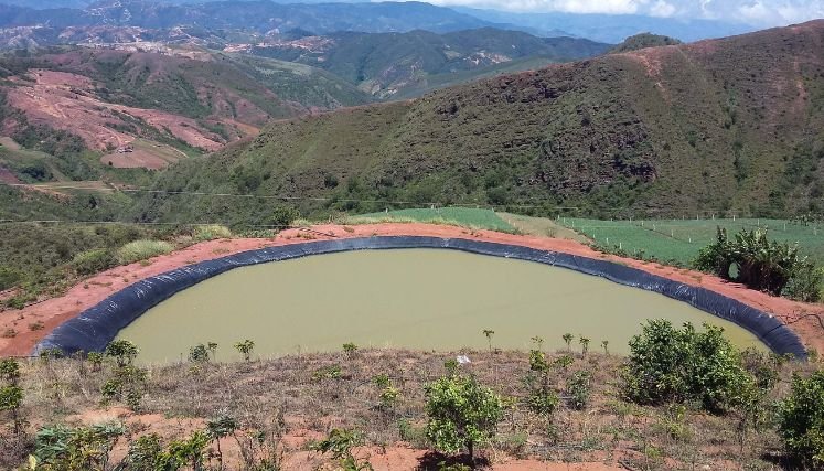 Reservorios de agua para mitigar la sequía en Ocaña.