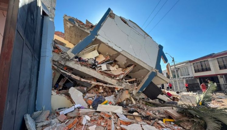 Terremoto en Colombia 2026. Foto: Colprensa.