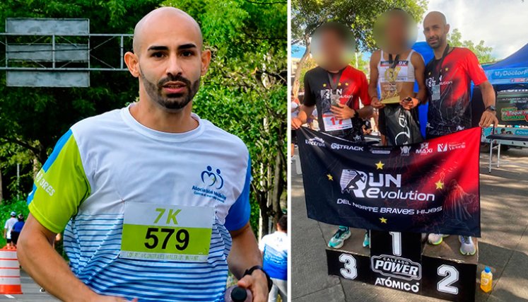 Uber Fernando Quintero era un amante del running y participó en diferentes carreras.