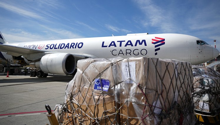 Avión Solidario. / Foto Cortesía