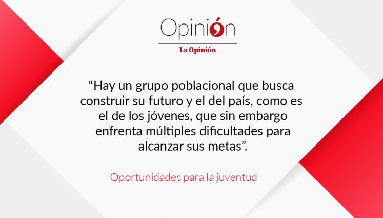Oportunidades para la juventud