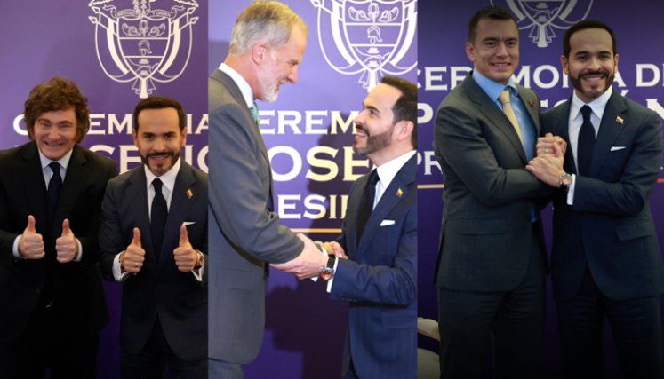 Presidente Electo De la Espriella  se reunió con el Rey Felipe VI,  Javier Milei y Daniel Noboa 