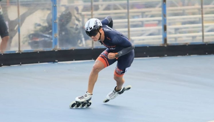 Matías Felipe Velásquez es una de las cartas de Norte en el Interclubes de patinaje.