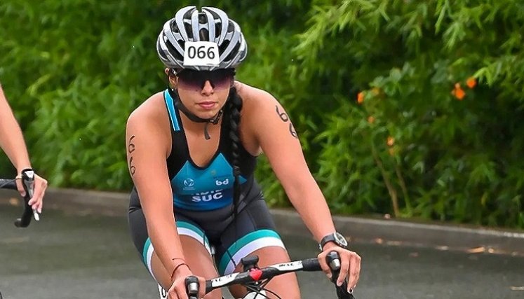 Camila Ardila es una de las nuevas promociones del triatlón colombiano.
