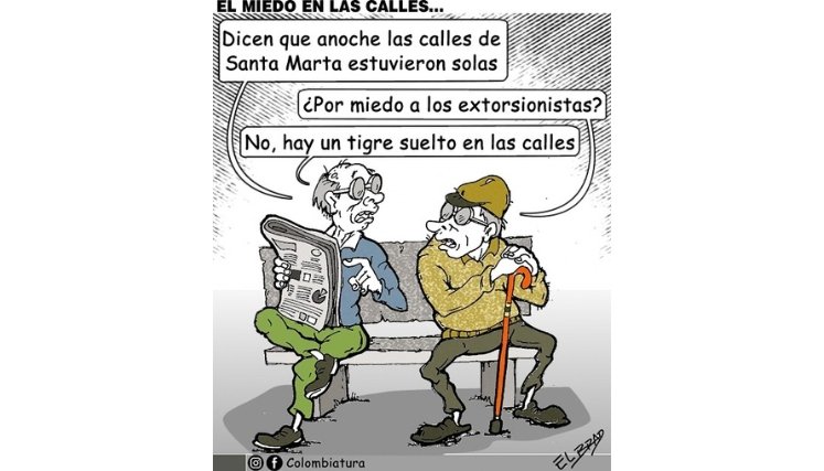25-09-26 - Caricatura, El miedo en las calles.