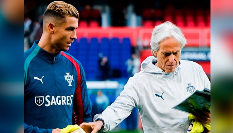 Cristiano y Jorge Jesús
