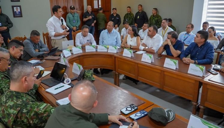 La Fuerza Pública retoma la seguridad en el corregimiento de Guamalito de El Carmen.