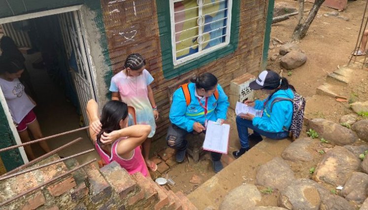 Intervenciones de la Secretaría de Salud en los barrios.