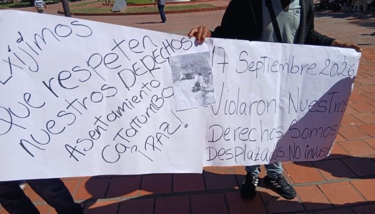 Invasores de un predio en el corregimiento de Aguas Claras fueron desalojados por las autoridades.