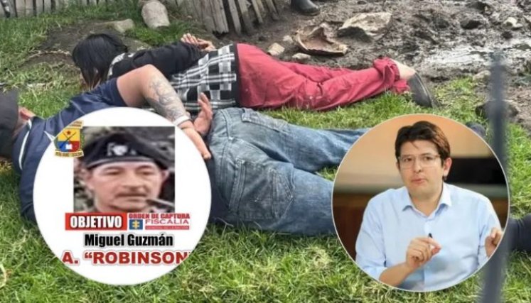 Murió en operativo alias Robinson Gutiérrez, vinculado al financiamiento del crimen de Miguel Uribe
