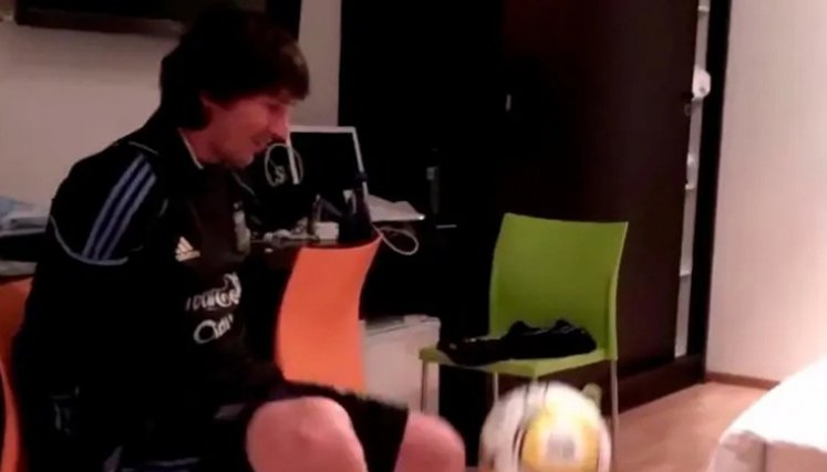 Messi-2010. Foto: Video de Jonas Gutierrez.